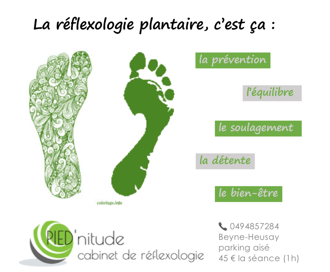 La réflexologie plantaire, c'est ça